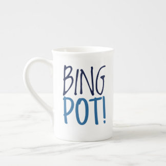 Stor Latte Mugg - Bing Pot! Benporslin Mugg