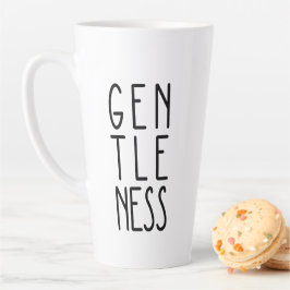 Stor latte Mugg: GENTLENESS Latte Mugg