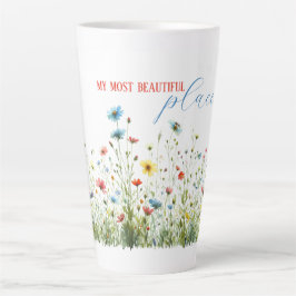 Stor Latte Mugg mitt mest beundransvärda Ställe