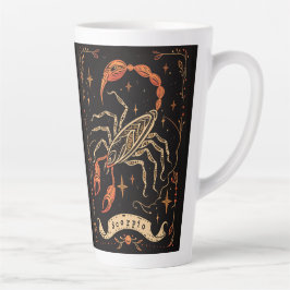 Stor Latte Mugg Scorpio Celestial Zodiac Art