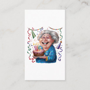 Stor leende mormor födelsedag