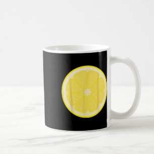 Stor lemon-skivad dräktighet Cute Easy Fruit Hallo Kaffemugg