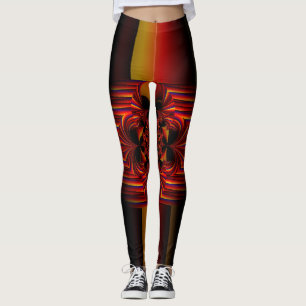 Stor liten Rand med ben Leggings