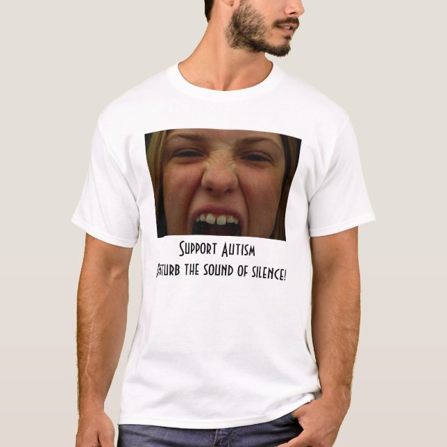Stör ljud av tystnad tee shirt (Framsida)