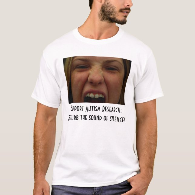 Stör ljud av tystnad tee shirt (Framsida)