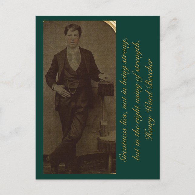 Stor ljuger, inte för att vara stark.. vykort (Framsida)