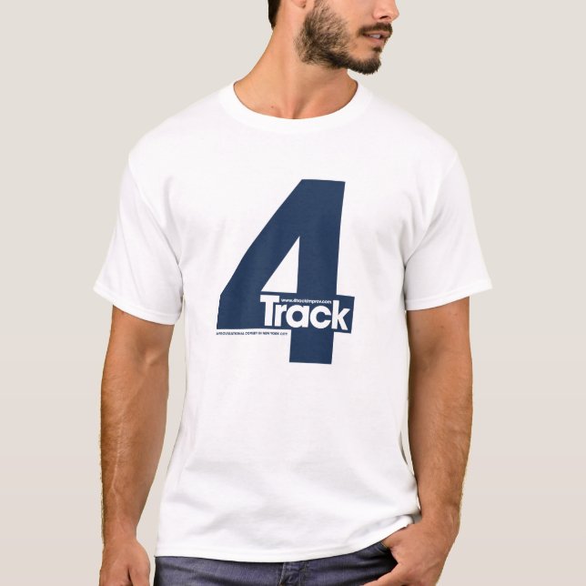 Stor logotyp 4Track T Shirt (Framsida)