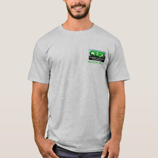 Stor logotyp för CERT (grå färg) Tee Shirt