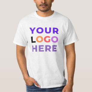 Stor Logotyp här Anpassningsbar - Främjande före T Shirt