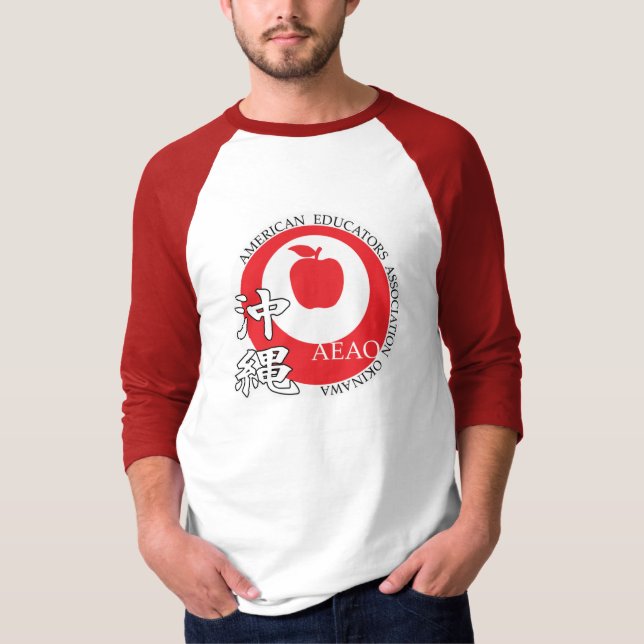 Stor Logotyp Raglan T-shirt (röd) (Framsida)