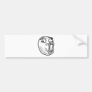 stor lol-grabb bildekal