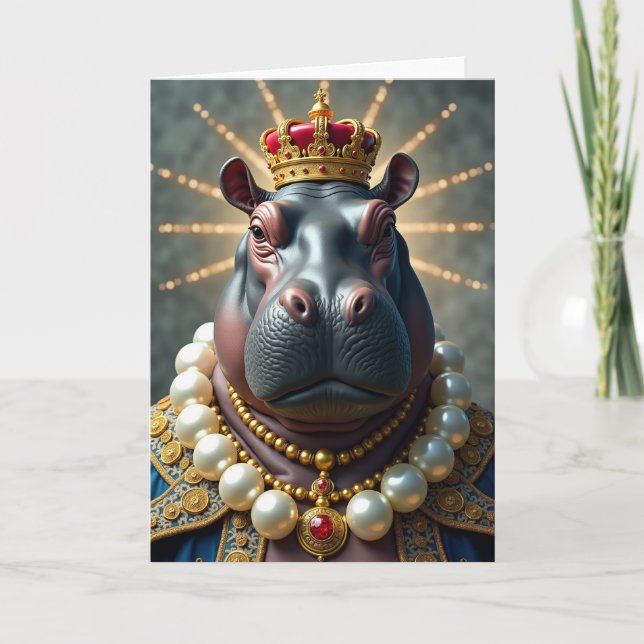 Stor Majestätisk Födelsedagskort Kort (Framsida)
