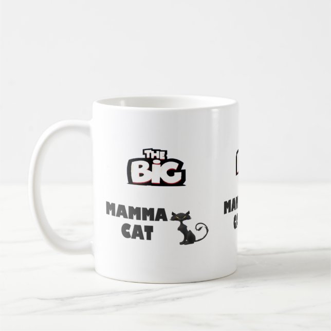 Stor mamma-design för coolor kaffemugg (Vänster)