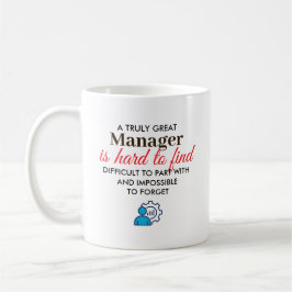 Stor Manager Personlig Namnpresent Kaffemugg