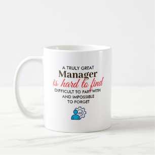 Stor Manager Personlig Namnpresent Kaffemugg