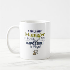 Stor Manager Personlig Namnpresent Kaffemugg
