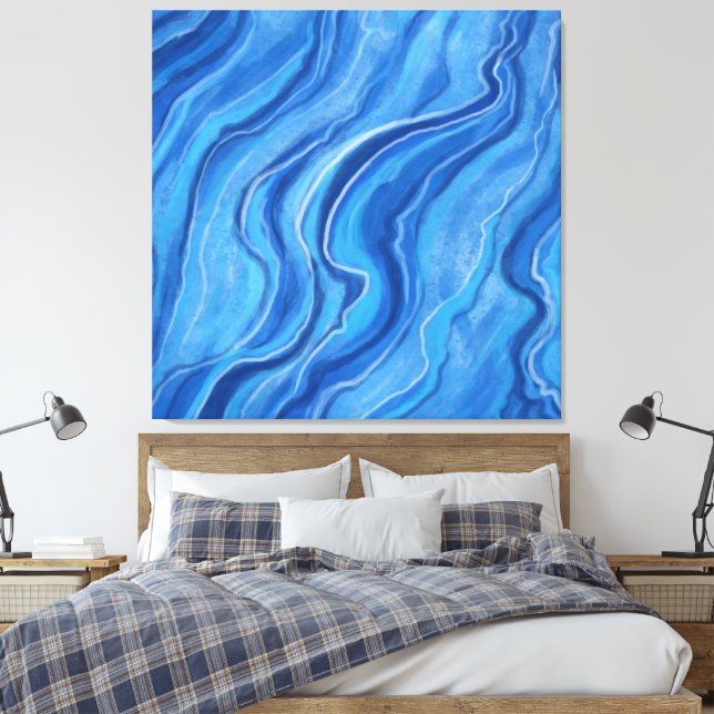 Stor marble Wall Art Art Decor Canvastryck (Insitu (sovrum))