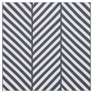 Stor marin blå Herringbone Tyg
