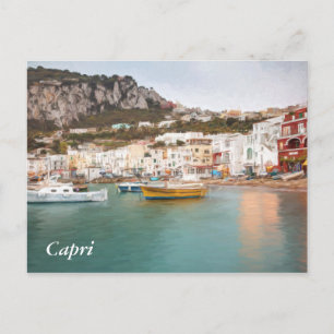 Stor Marina, Capri, Campania, italien Vykort