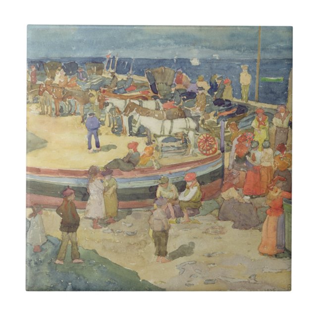 Stor Marina, Capri Kakelplatta (Framsidan)