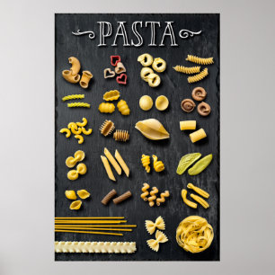 Stor markering av pasta poster