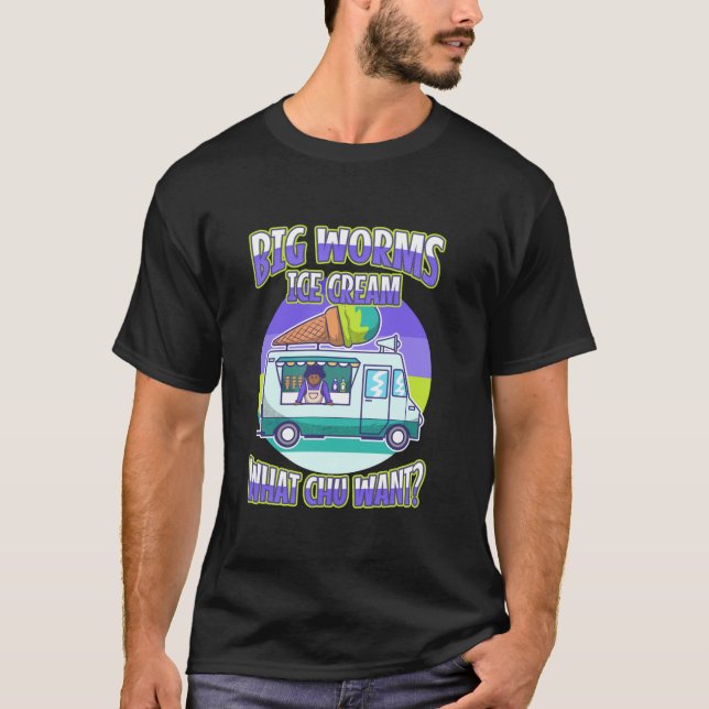 Stor mask glass lastbil t shirt (Framsida)