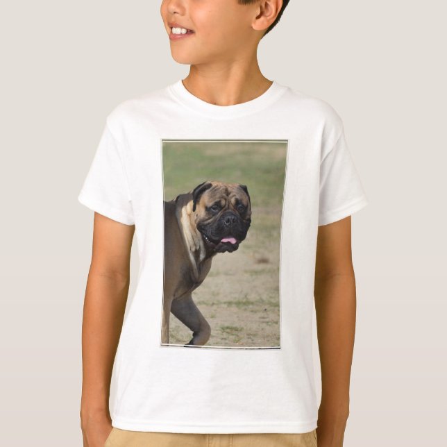 Stor Mastiffhund T Shirt (Framsida)