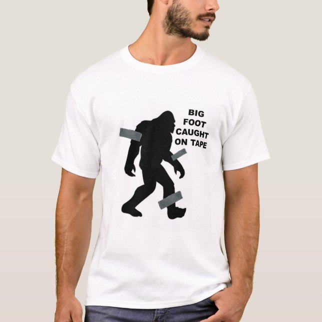 Stor mat som fångas på, tejpar den roliga grafiska t shirt (Framsida)