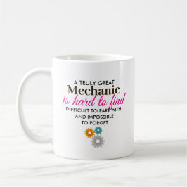 Stor mekaniker Personligt namnpresent Kaffemugg