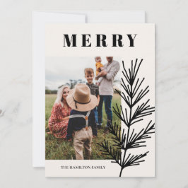 Stor meritförteckning och stora Löv Julkort