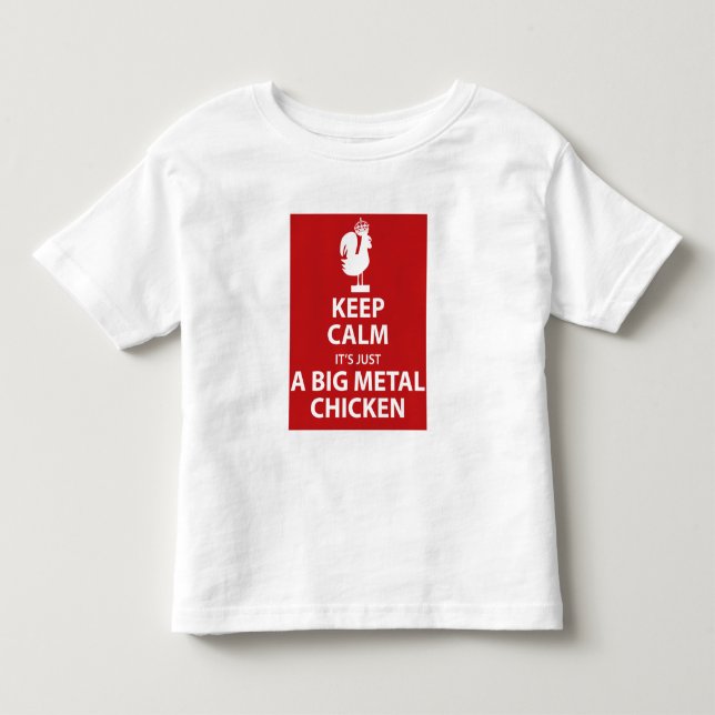 Stor metallhönaskjorta tee shirt (Framsida)