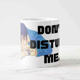 'Stör mig inte' Anime-Style Jätte Mugg Jumbo Mugg