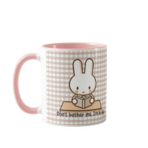 Stör mig inte bunny kaffe kopp