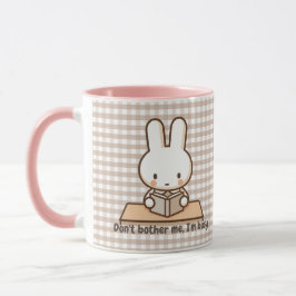 Stör mig inte bunny kaffe kopp