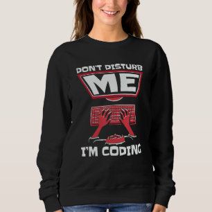 Stör mig inte, jag kodar Full Stack-mjukvara De T Shirt