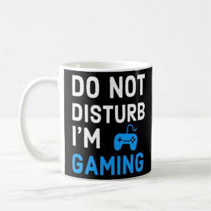 Stör mig inte när jag spelar lekande videospel kaffemugg