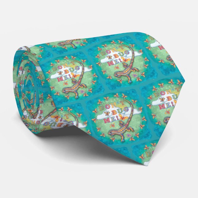 Stör mig inte Ödla  Slips (Rullad)