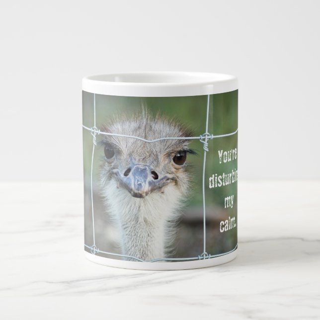 Stör min Lugn Jumbo Mugg (Framsidan)