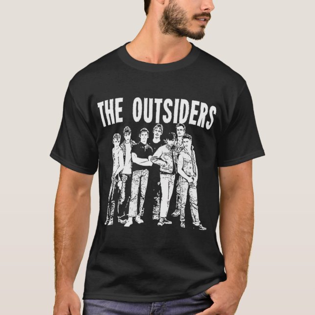 Stor modell The Outsiders T Shirt (Framsida)