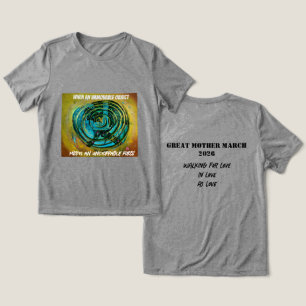 STOR MODER MARSCH "Obestoppbar" T-Shirt Tri-Blend