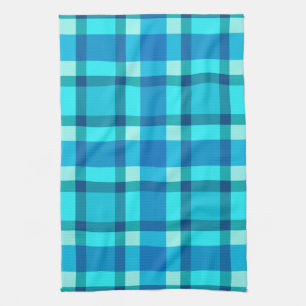 Stor Modern Play, Cobalt Blue, Aqua & Turcouise Kökshandduk