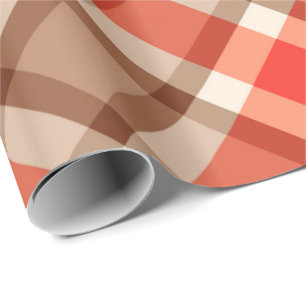 Stor Modern-stift, koral Orange, brun och tan Presentpapper