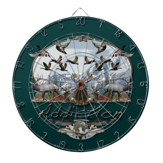 Stor modig böjelse darttavla (Framsidan)