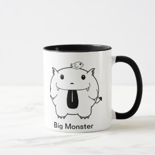 Stor monster mugg