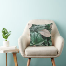 Stor Mörk Leafy Mönster