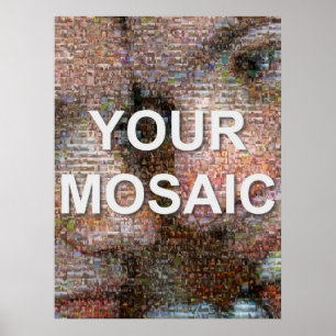 Stor mosaik (porträtt) poster
