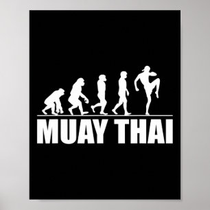Stor Muay Thai Evolution Present Kickboxning Strid Poster