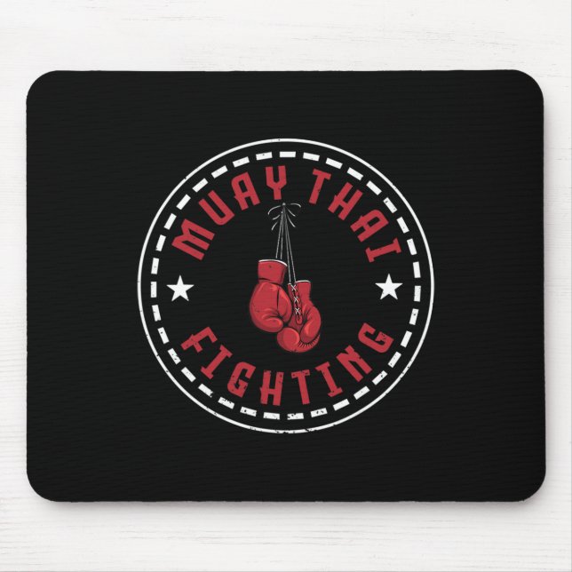 Stor Muay Thai-kampdesign Kickboxare Mma Trai Musmatta (Framsidan)
