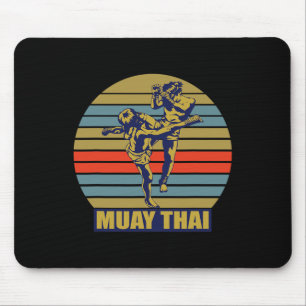 Stor Muay Thai Kickboxning Kampsportare Thailand Musmatta
