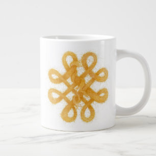 STOR MUG MED GULD KELTISK KNUT JUMBO MUGG